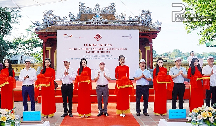 Thừa Thiên Huế: Khai trương Hệ thống Xe đạp chia sẻ công cộng