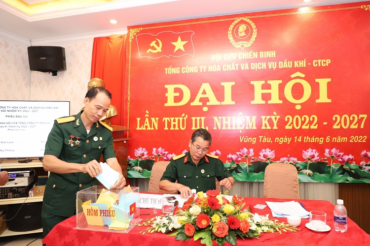 Đại hội Đại biểu Hội Cựu chiến binh PVChem lần thứ III, nhiệm kỳ 2022-2027 Đại hội Hội CCB PVChem lần thứ III, nhiệm kỳ 2022-2027 thành công tốt đẹp