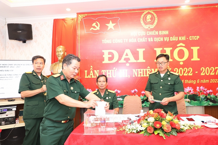 Đại hội Đại biểu Hội Cựu chiến binh PVChem lần thứ III, nhiệm kỳ 2022-2027 Đại hội Hội CCB PVChem lần thứ III, nhiệm kỳ 2022-2027 thành công tốt đẹp