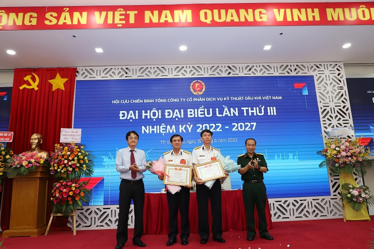 Hội Cựu chiến binh PTSC tổ chức thành công Đại hội Đại biểu lần thứ III, nhiệm kỳ 2022 - 2027