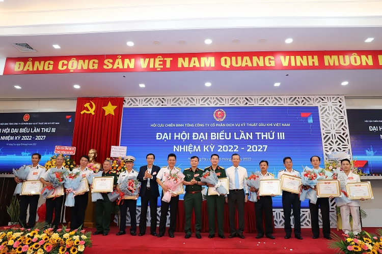 Hội Cựu chiến binh PTSC tổ chức thành công Đại hội Đại biểu lần thứ III, nhiệm kỳ 2022 - 2027