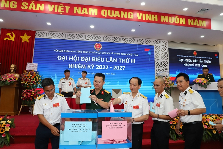 Hội Cựu chiến binh PTSC tổ chức thành công Đại hội Đại biểu lần thứ III, nhiệm kỳ 2022 - 2027