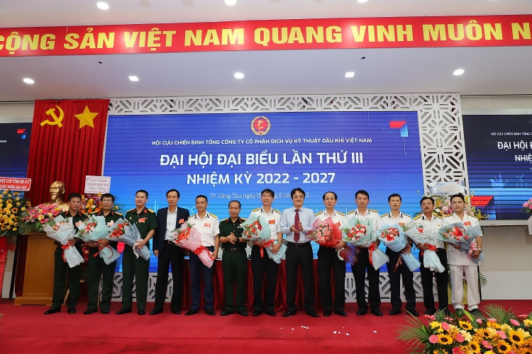 Hội Cựu chiến binh PTSC tổ chức thành công Đại hội Đại biểu lần thứ III, nhiệm kỳ 2022 - 2027