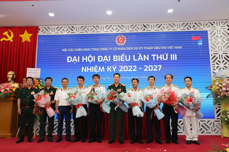 Hội Cựu chiến binh PTSC tổ chức thành công Đại hội Đại biểu lần thứ III, nhiệm kỳ 2022 - 2027