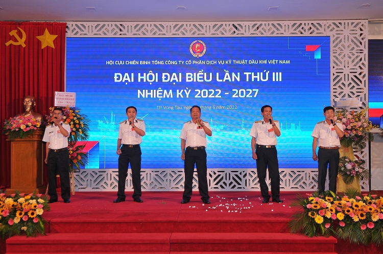 Hội Cựu chiến binh PTSC tổ chức thành công Đại hội Đại biểu lần thứ III, nhiệm kỳ 2022 - 2027