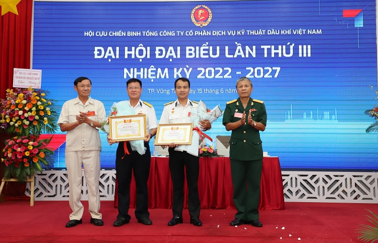 Hội Cựu chiến binh PTSC tổ chức thành công Đại hội Đại biểu lần thứ III, nhiệm kỳ 2022 - 2027