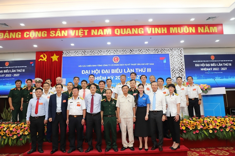 Hội Cựu chiến binh PTSC tổ chức thành công Đại hội Đại biểu lần thứ III, nhiệm kỳ 2022 - 2027