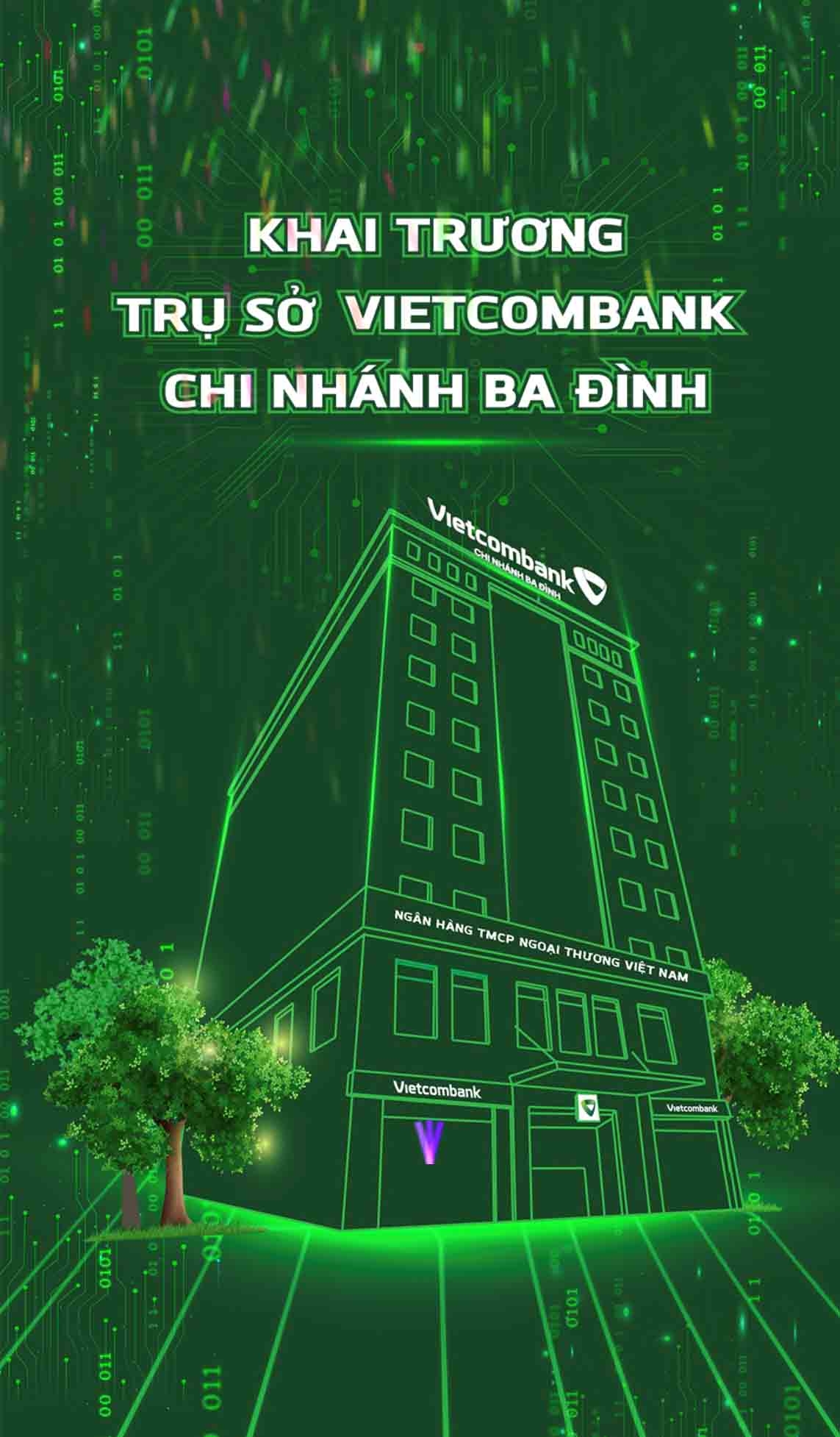 Vietcombank Ba Đình khai trương trụ sở mới và ra mắt chuỗi trải nghiệm dịch vụ ngân hàng số