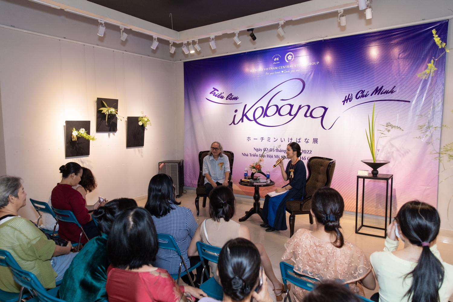 Triển lãm Ikebana TP HCM: Lan tỏa vẻ đẹp của nghệ thuật cắm hoa Nhật Bản