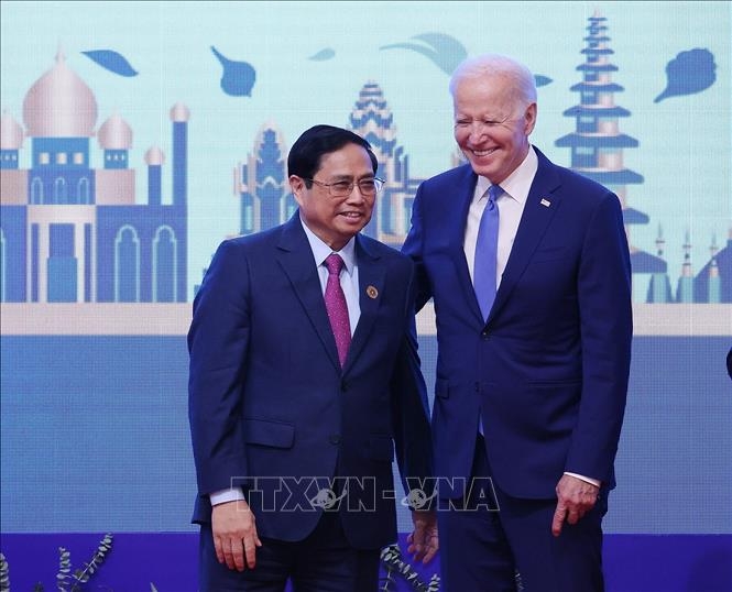 Thủ tướng Phạm Minh Chính gặp Tổng thống Hoa Kỳ Joe Biden