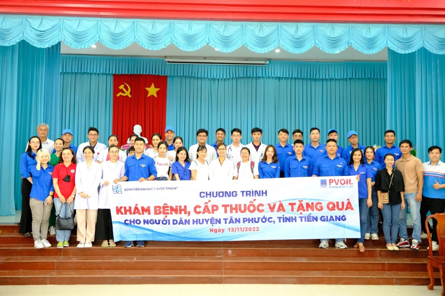 Chương trình khám bệnh, cấp thuốc, tặng quà do Đoàn Thanh niên PVOIL tổ chức Chương trình khám bệnh, cấp thuốc, tặng quà do Đoàn Thanh niên PVOIL tổ chức