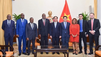 Bộ trưởng Bộ Ngoại giao Bùi Thanh Sơn tiếp Quốc vụ khanh Bộ Ngoại giao Angola