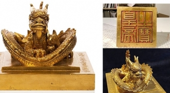Ấn vàng Hoàng đế chi bảo "hồi hương"