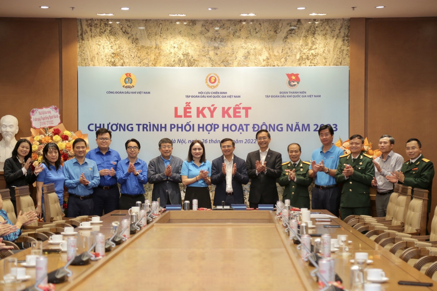 Tăng cường phối hợp giữa các tổ chức đoàn thể chính trị - xã hội trong Tập đoàn Dầu khí Quốc gia Việt Nam Các sự kiện nổi bật của Petrovietnam trong tuần từ ngày 20/11 đến 27/11/2022
