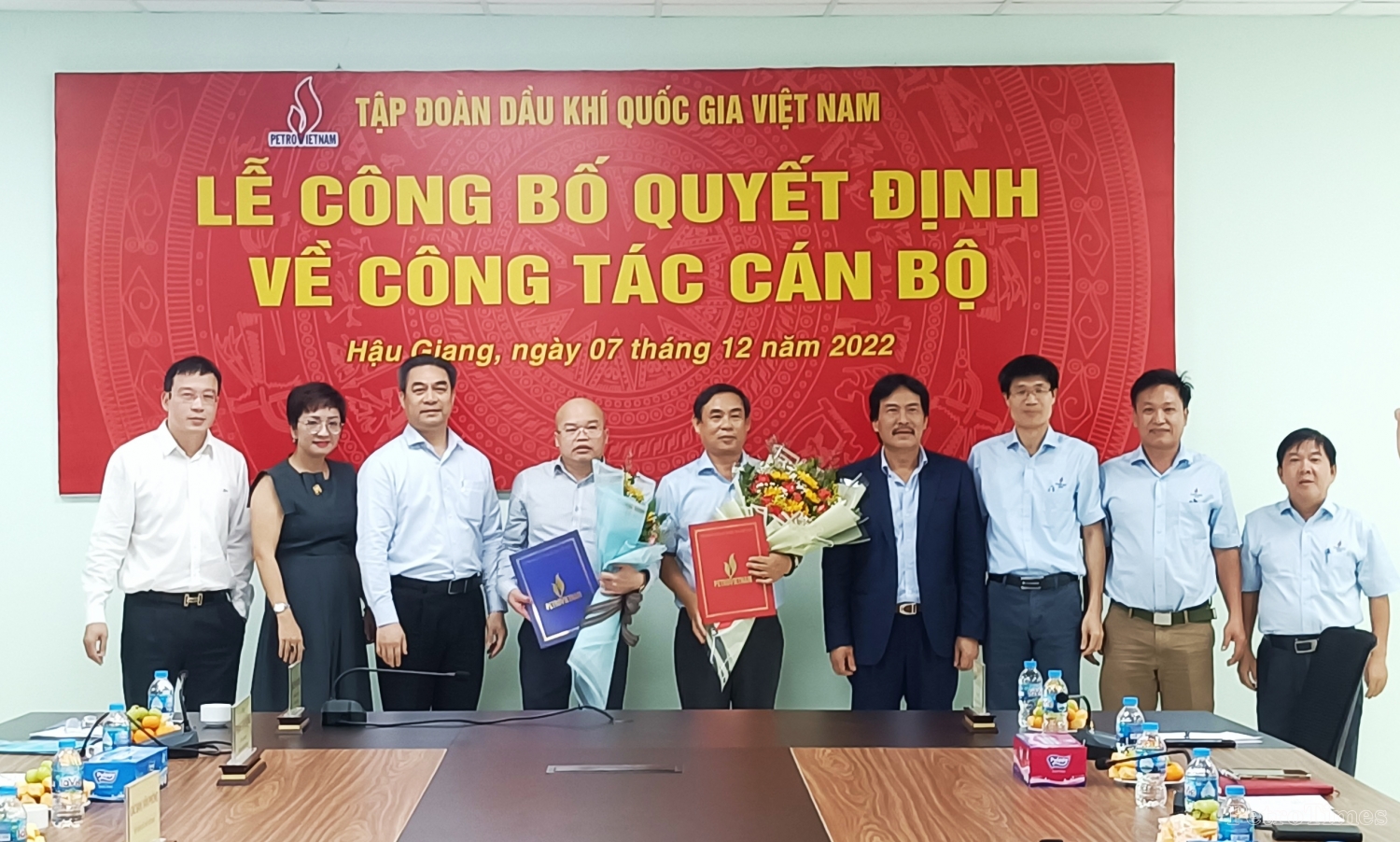 Công bố quyết định bổ nhiệm lại Trưởng Ban và Phó trưởng Ban QLDA Sông Hậu 1