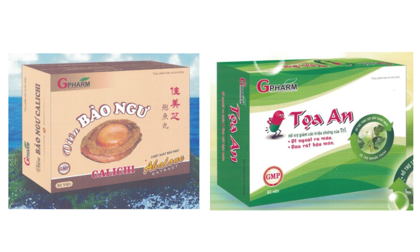 Bộ Y tế cảnh báo hai sản phẩm bảo vệ sức khỏe Tọa An và Viên Bào Ngư Calichi