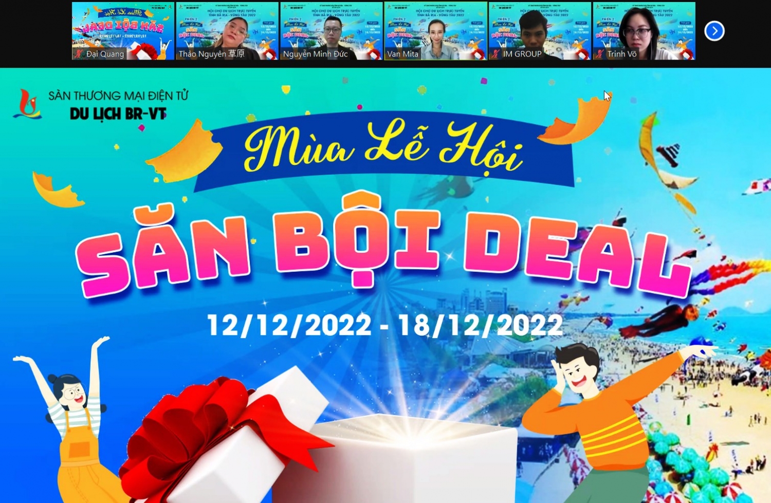 Bà Rịa - Vũng Tàu: Tiếp cận hơn 400 nghìn du khách trong phiên đầu Hội chợ du lịch trực tuyến 2022