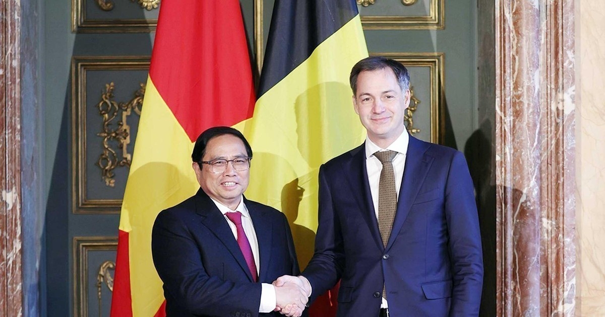 Thủ tướng Phạm Minh Chính hội đàm với Thủ tướng Vương quốc Bỉ