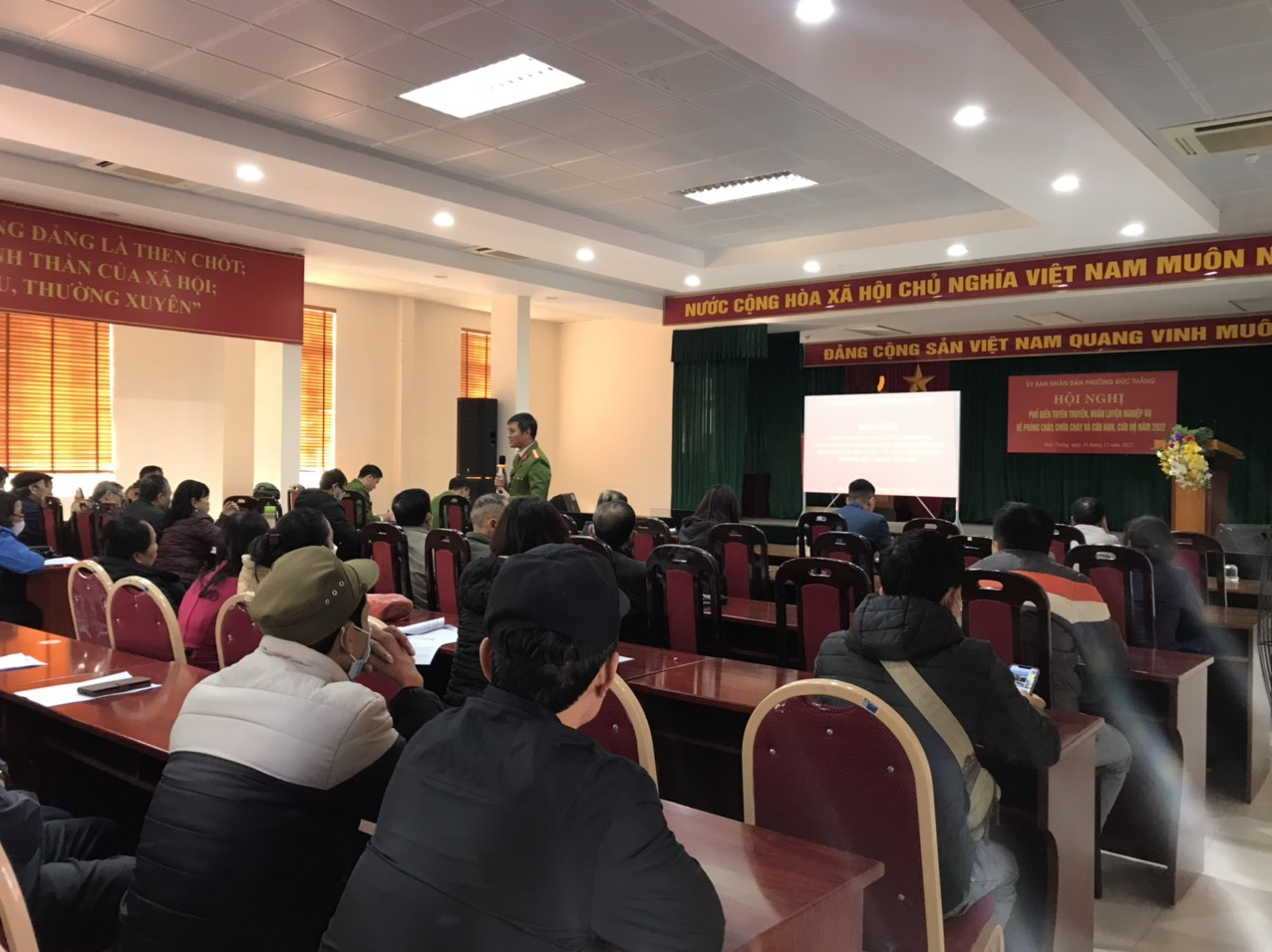 Hội nghị tuyên truyền, huấn luyện nghiệp vụ PCCC và cứu nạn, cứu hộ