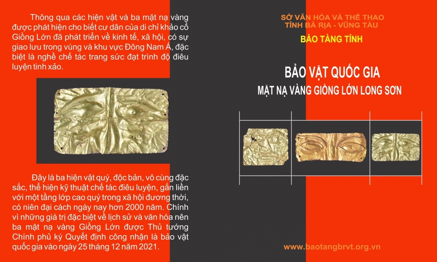 Bà Rịa - Vũng Tàu: Công bố quyết định công nhận bảo vật quốc gia và di sản văn hóa phi vật thể quốc gia