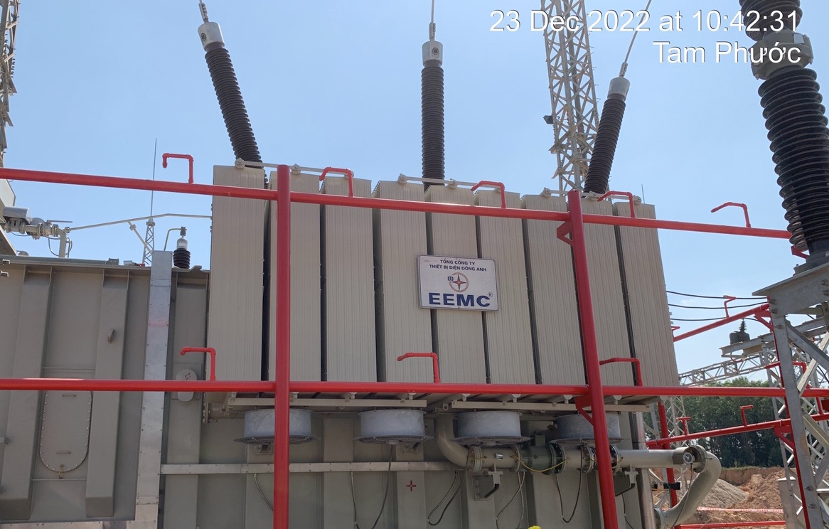 Đóng điện máy biến áp AT1 Trạm biến áp 220kV Tam Phước: Tăng cường đảm bảo điện cho tỉnh Đồng Nai