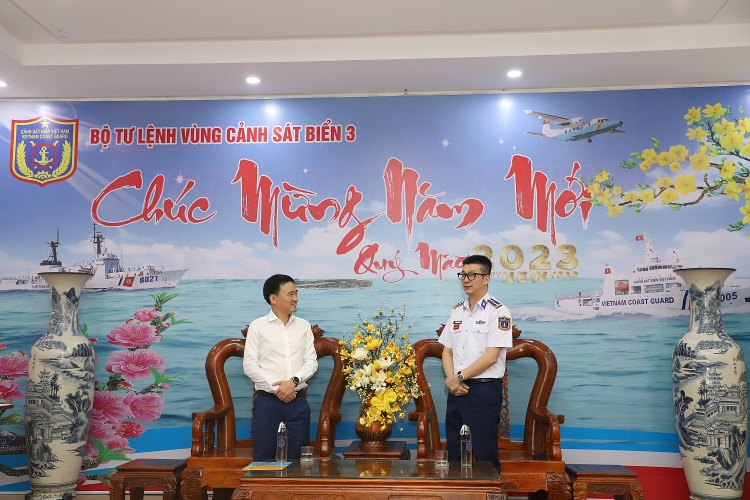 CĐ DKVN, Công đoàn PV Drilling thăm chúc tết Cảnh sát biển Vùng 3 và Trung tâm NASOS
