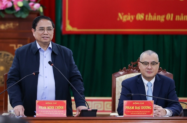 Thủ tướng làm việc với lãnh đạo chủ chốt tỉnh Phú Yên