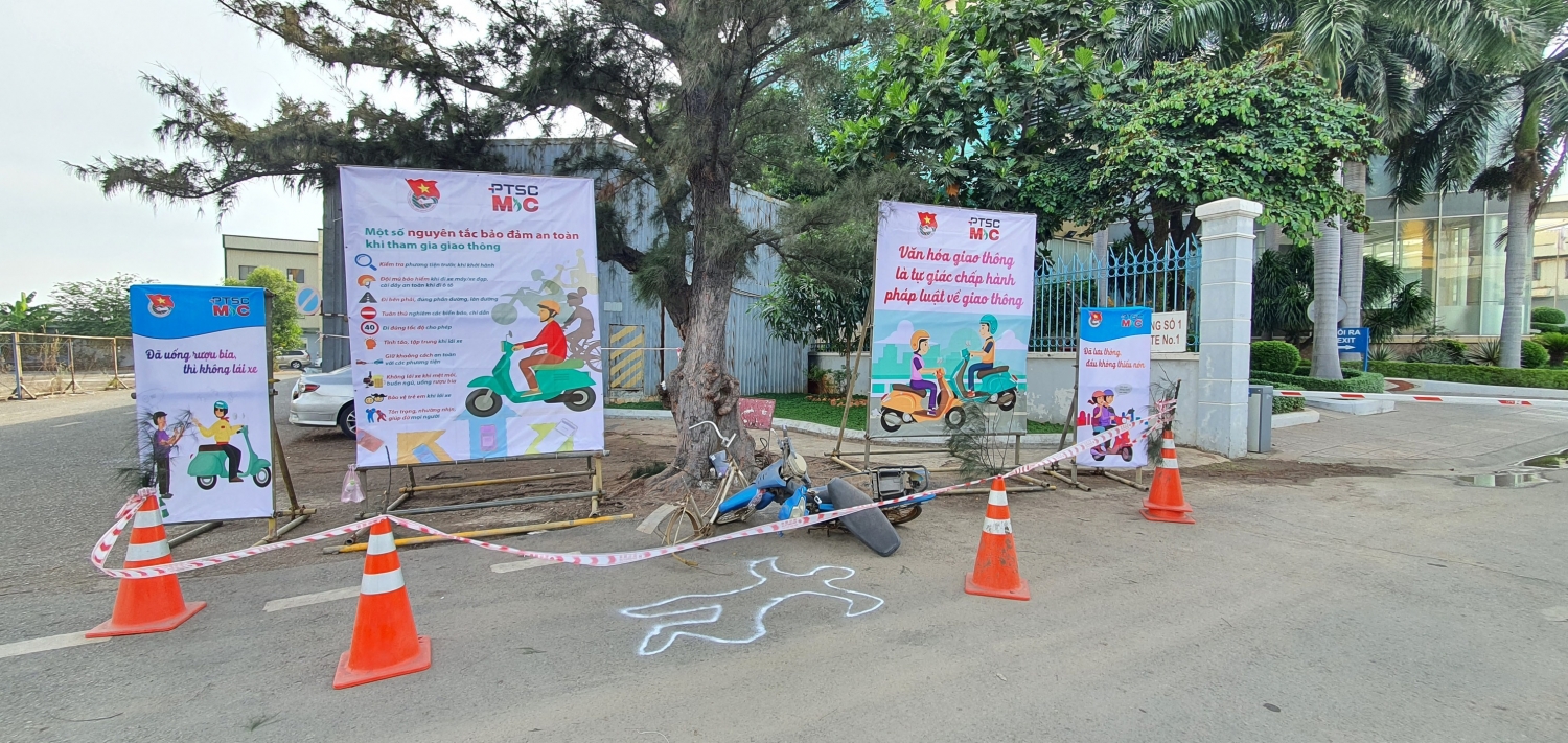 Tuổi trẻ PTSC M&C với ý tưởng sáng tạo về mô hình tuyên truyền văn hóa giao thông