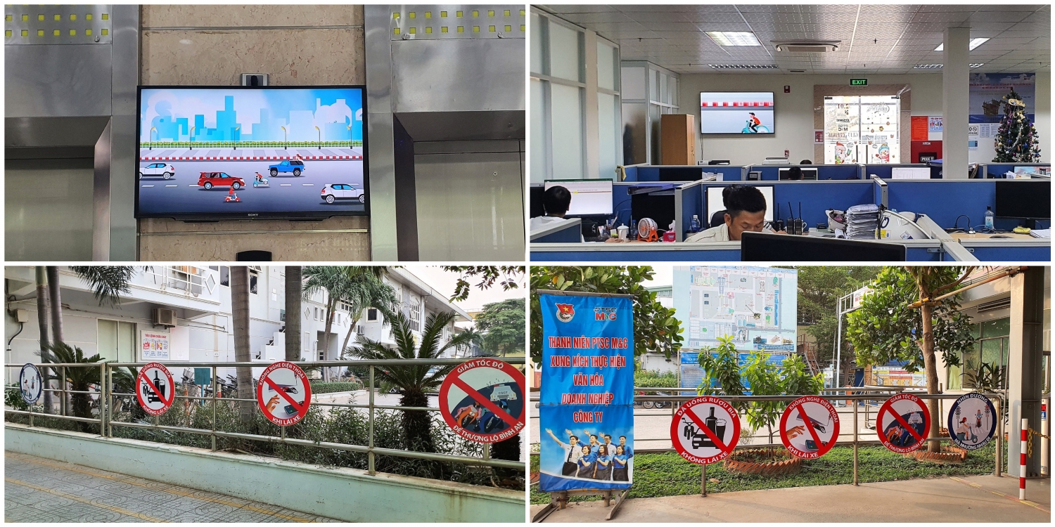 Tuổi trẻ PTSC M&C với ý tưởng sáng tạo về mô hình tuyên truyền văn hóa giao thông