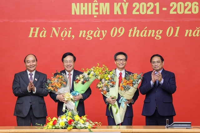 Công bố quyết định bổ nhiệm hai Phó Thủ tướng Chính phủ
