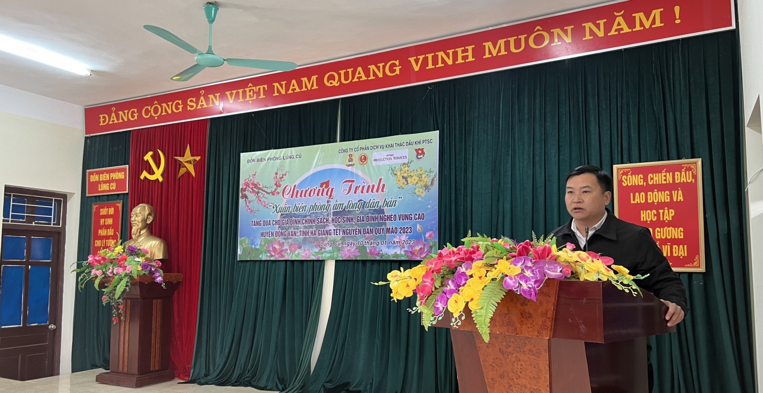 đồng chí Hầu Minh Dế - Phó chủ tịch Ủy ban nhân dân xã Má Lé 