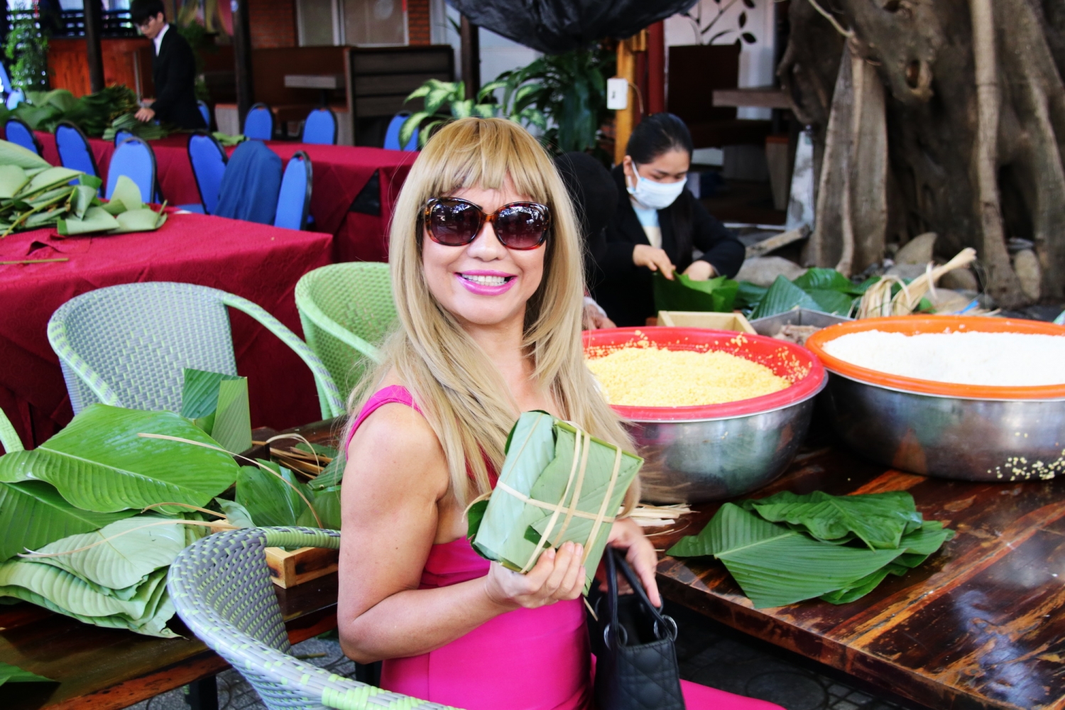 Lễ hội bánh chưng ngày Tết