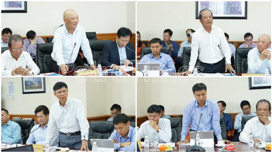 Tổng Giám đốc Petrovietnam Lê Mạnh Hùng làm việc với Vietsovpetro: Xây dựng dữ liệu lớn, phát huy giá trị chuỗi liên kết khối E&P