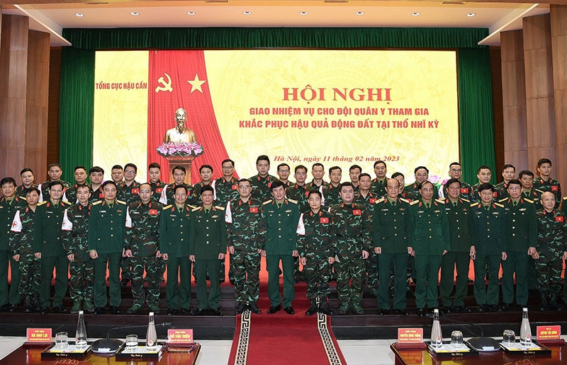 Đoàn cán bộ, chiến sĩ quân đội Việt Nam tham gia cứu hộ sau vụ động đất ở Thổ Nhĩ Kỳ và Syria