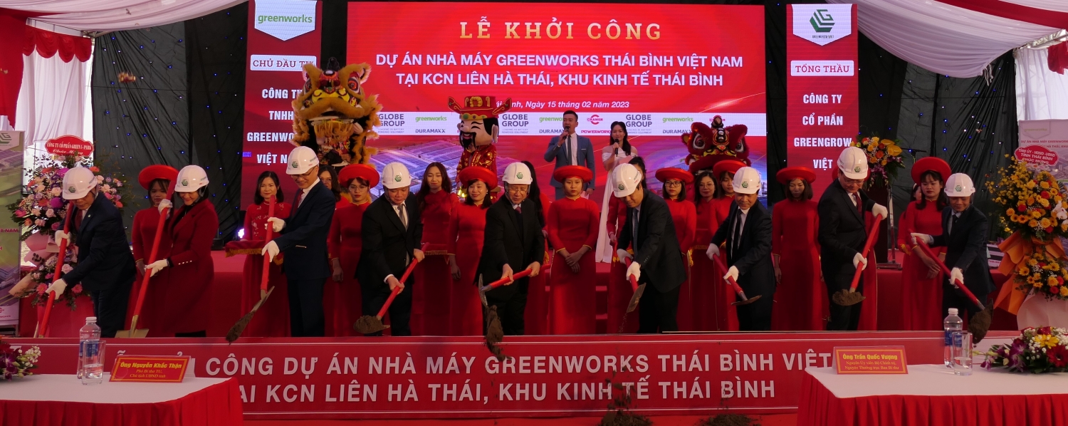 Khởi công dự án triệu đô tại Khu công nghiệp Liên Hà Thái