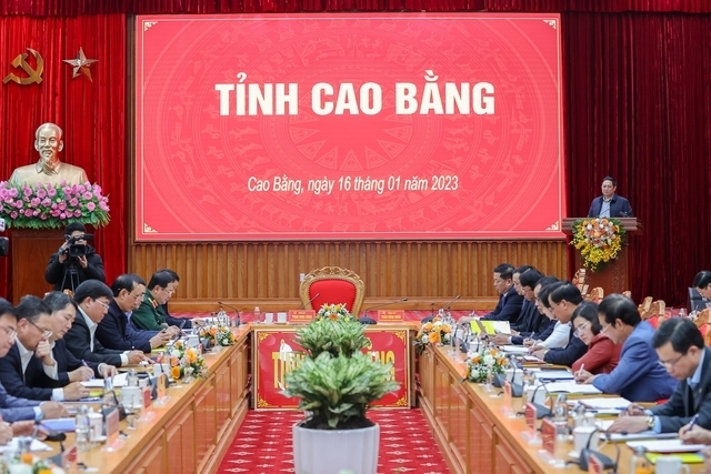 Kết luận của Thủ tướng Chính phủ Phạm Minh Chính tại buổi làm việc với lãnh đạo tỉnh Cao Bằng