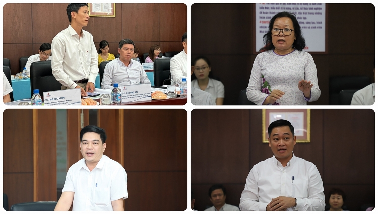 PVU tiếp và làm việc với Đoàn công tác các sở thuộc UBND tỉnh Bà Rịa - Vũng Tàu