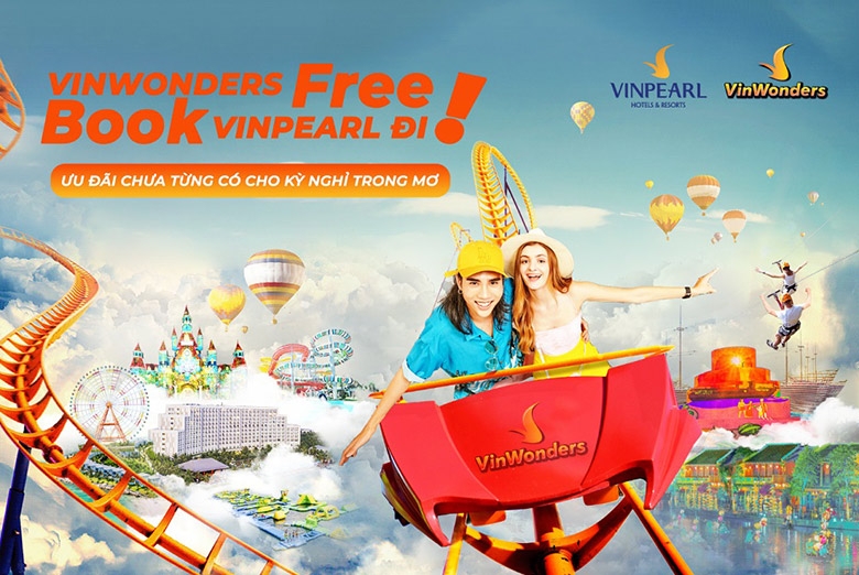 VinPearl ưu đãi có 1-0-2: Mỗi 1 đêm phòng tặng 1 vé VinWonders