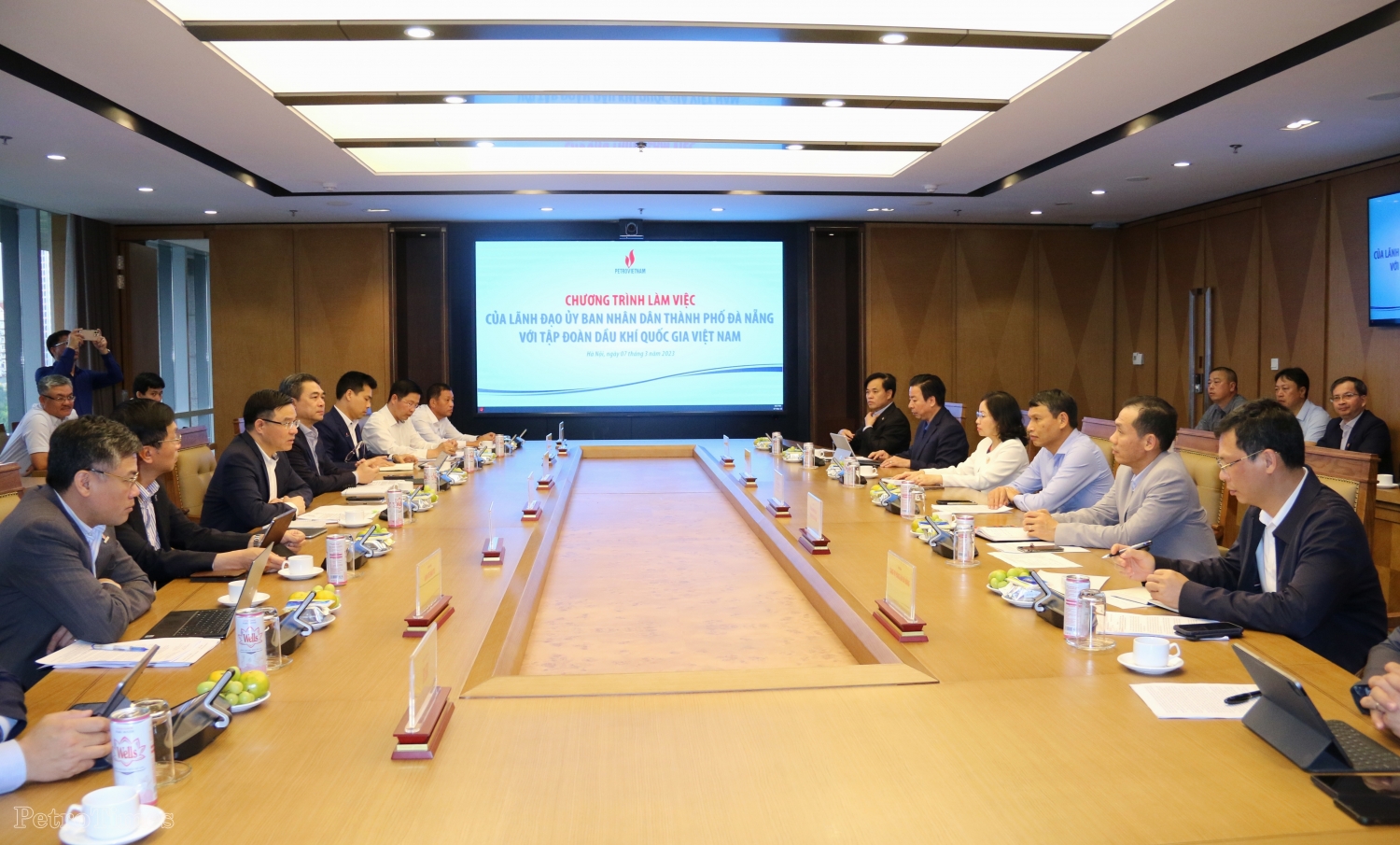 Lãnh đạo UBND thành phố Đà Nẵng làm việc với Petrovietnam: Đẩy mạnh hợp tác đầu tư lĩnh vực năng lượng