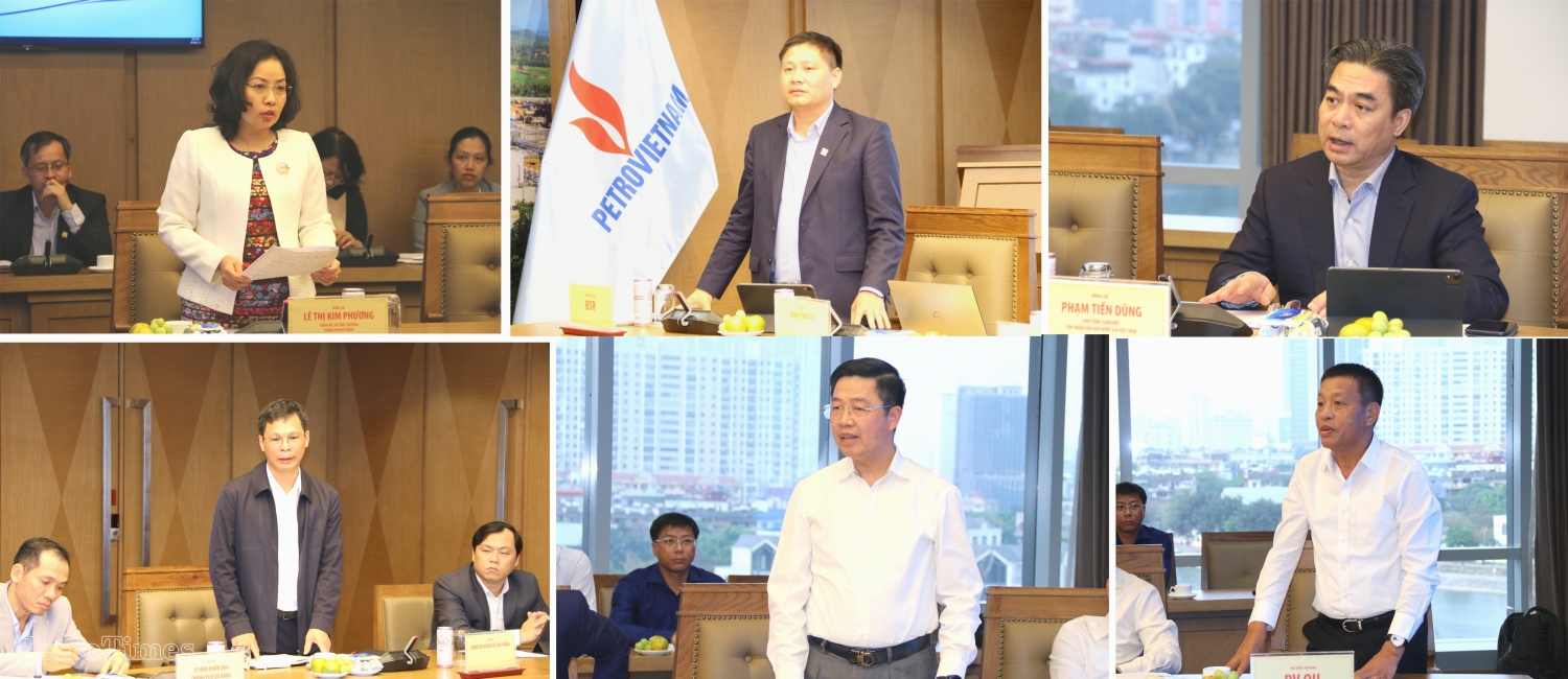 Lãnh đạo UBND thành phố Đà Nẵng làm việc với Petrovietnam: Đẩy mạnh hợp tác đầu tư lĩnh vực năng lượng