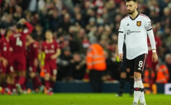 Bruno Fernandes vẫn an toàn sau trận đấu với Liverpool