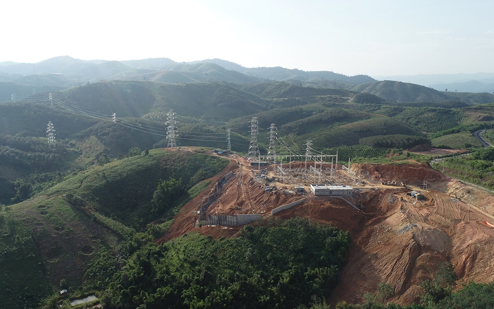 Nỗ lực hoàn thành thi công Trạm cắt 220kV Bờ Y và đấu nối trong tháng 3/2023