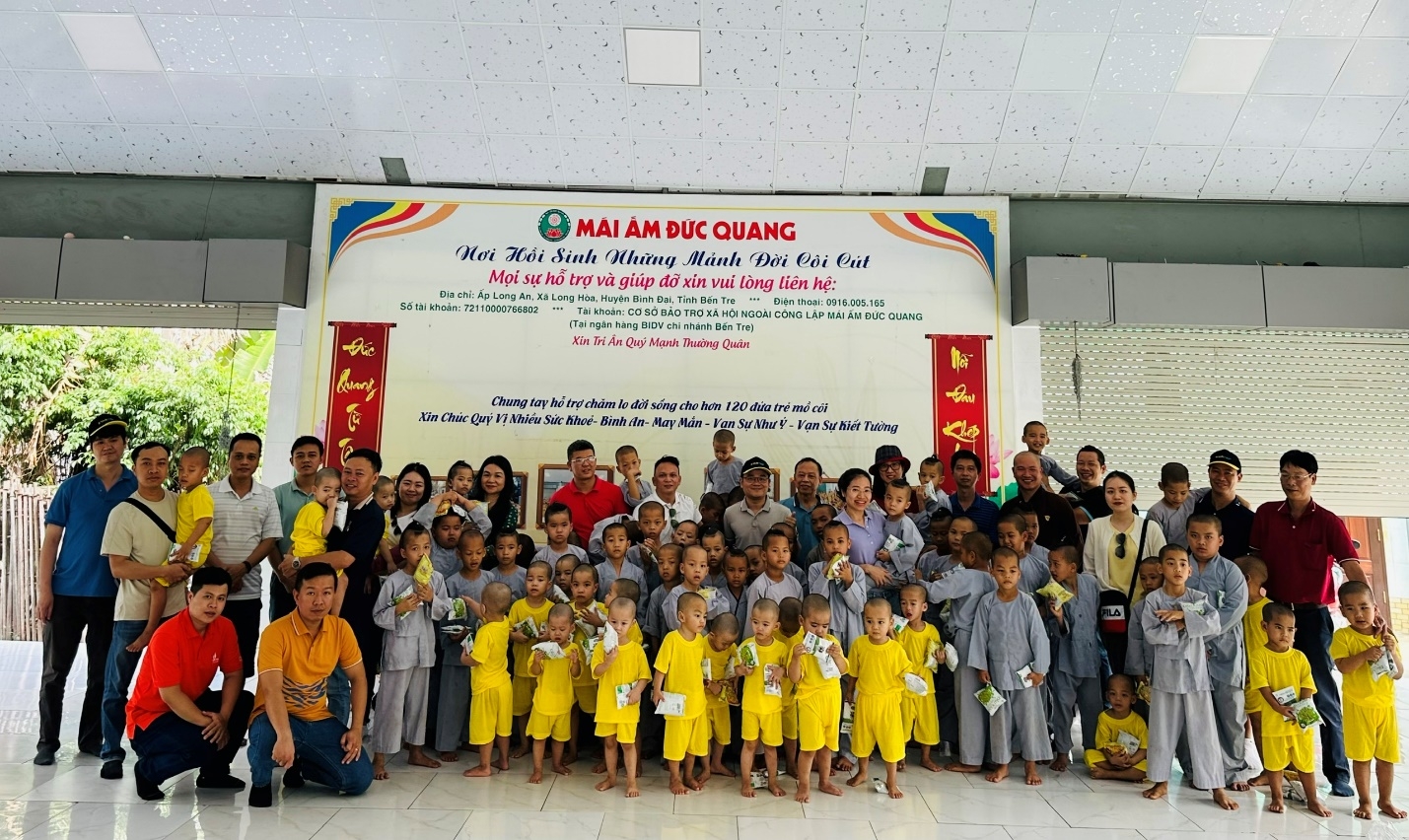 “Hành trình về nguồn - Chia sẻ yêu thương” của Công đoàn bộ phận Công nghệ mỏ