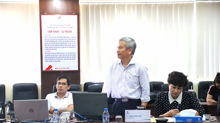 PVU đánh giá cấp cơ sở đề tài trọng điểm quốc gia về ứng dụng AI trong tìm kiếm, thăm dò Dầu khí