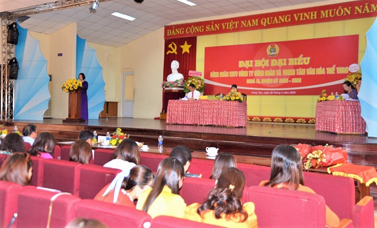 Đại hội đại biểu Công đoàn Công ty Công đoàn và Trung tâm Văn hóa - Thể thao Vietsovpetro lần thứ III, nhiệm kỳ 2023-2028