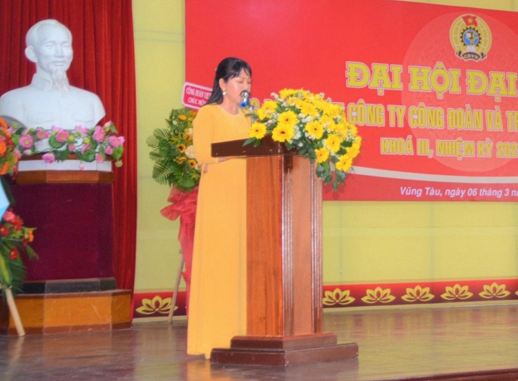 Đại hội đại biểu Công đoàn Công ty Công đoàn và Trung tâm Văn hóa - Thể thao Vietsovpetro lần thứ III, nhiệm kỳ 2023-2028