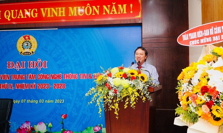 Đại hội Công đoàn Trung tâm Công nghệ thông tin và Liên lạc Vietsovpetro lần thứ IV, nhiệm kỳ 2023-2028