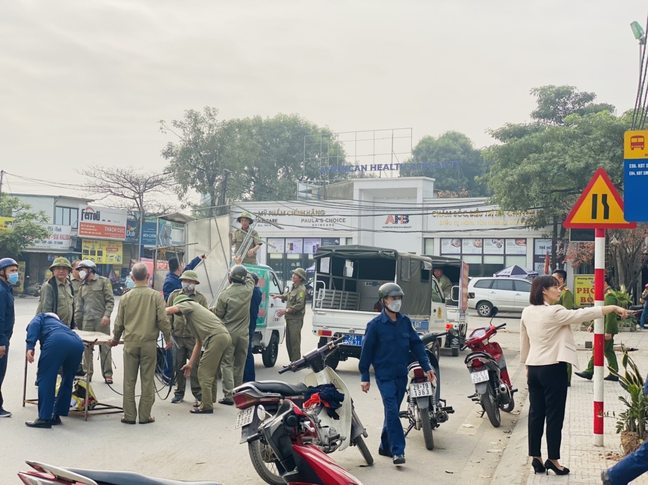 Hà Nội: Phường Tây Mỗ ra quân xử lý vi phạm trật tự văn minh đô thị
