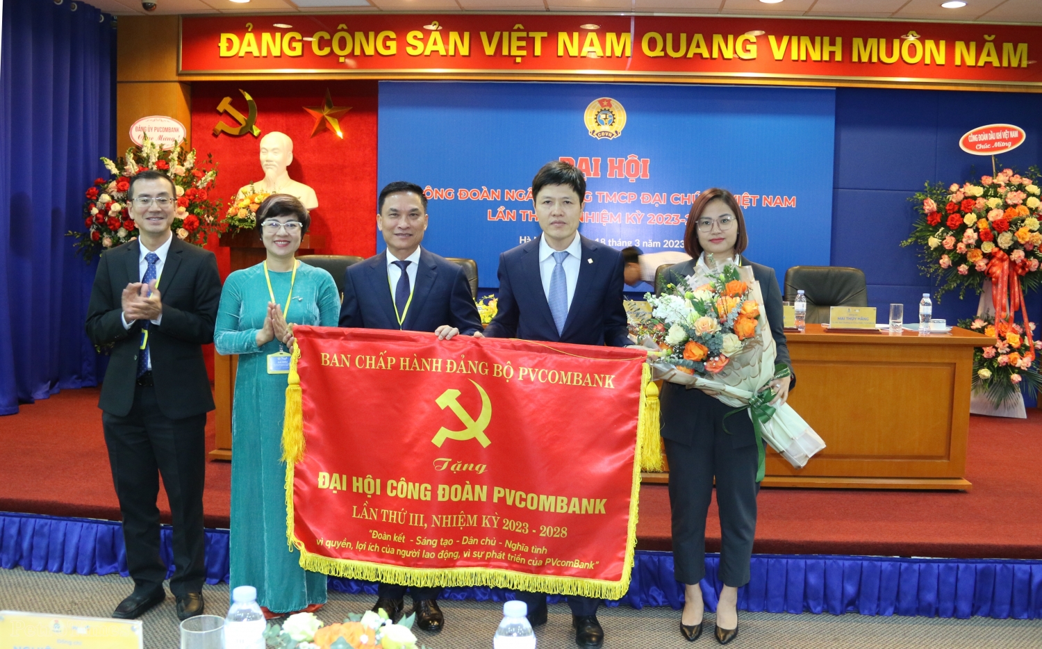 Công đoàn PVcomBank tổ chức thành công Đại hội đại biểu lần thứ III, nhiệm kỳ 2023-2028