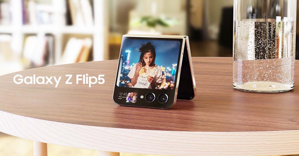 Hé lộ diện mạo Galaxy Z Flip 5 không một khe hở cực ấn tượng